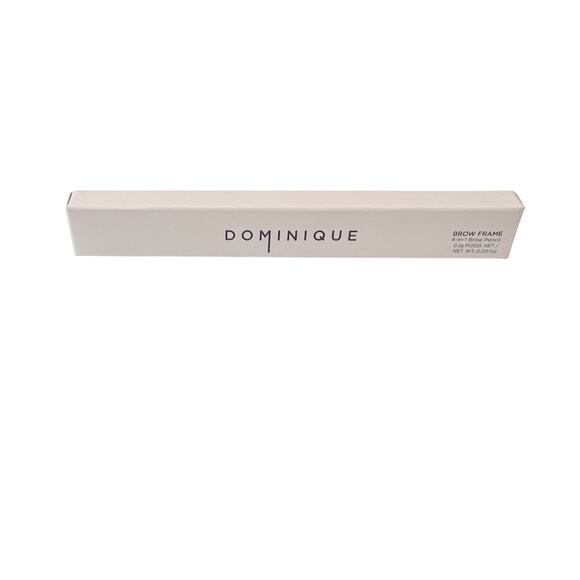 Dominique Cosmetics Brow Frame 4-in-1 Eyebrow Pencil in Cool Deep Brown NEW - Picture 6 of 11